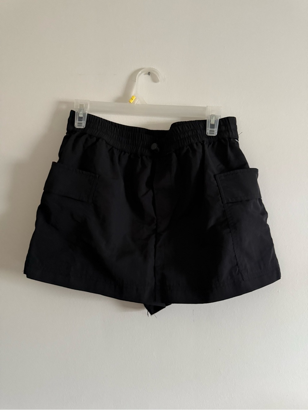 Zara Black Cargo Skort with Elastic Waist, size medium